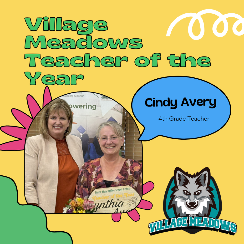Village Meadows Teacher of the Year