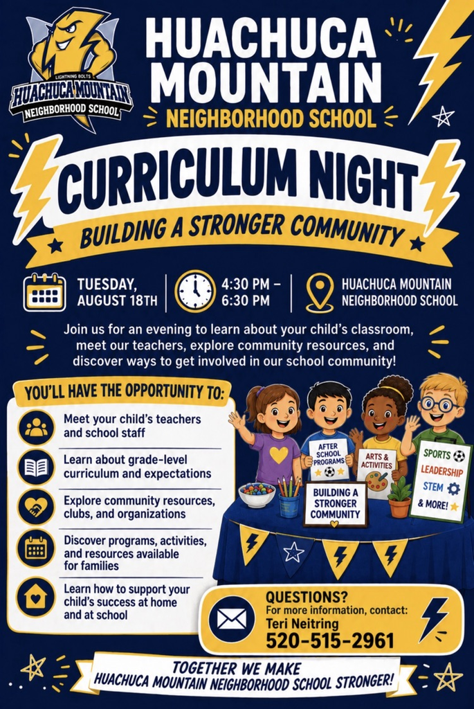 curriculum night flyer