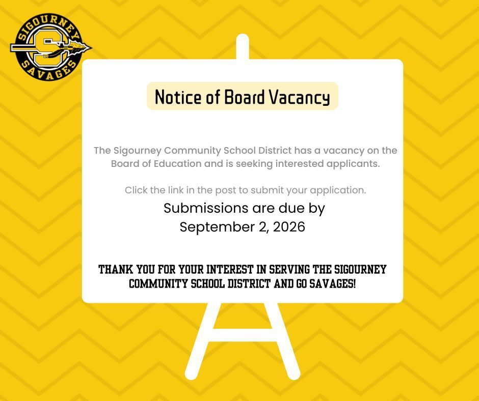 Notice of Board Vacancy
