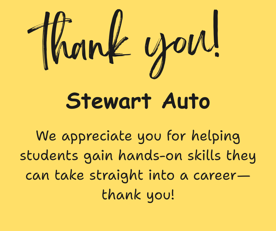 Thank you Stewart Auto