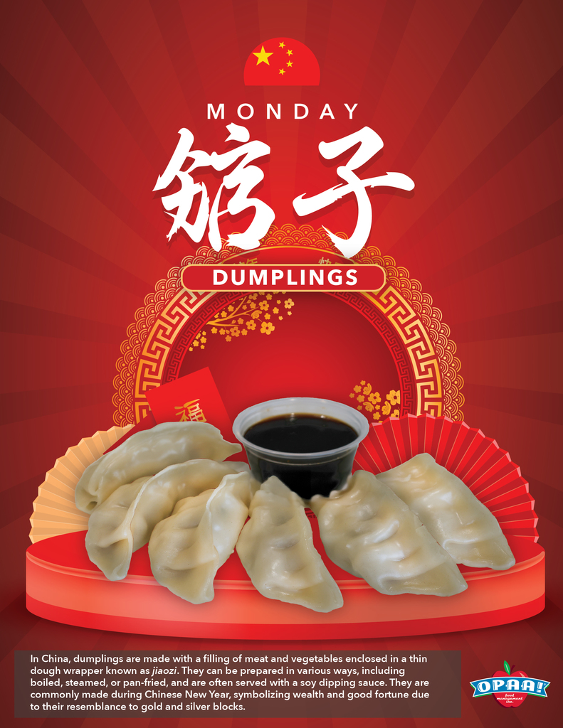NSL - Monday Menu Item