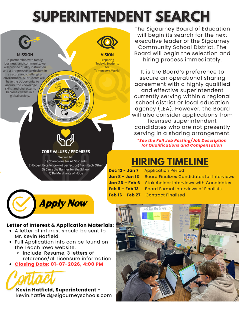 Superintendent Job Posting 12.12.25