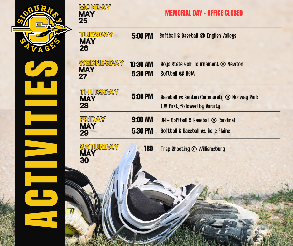 weekly activities