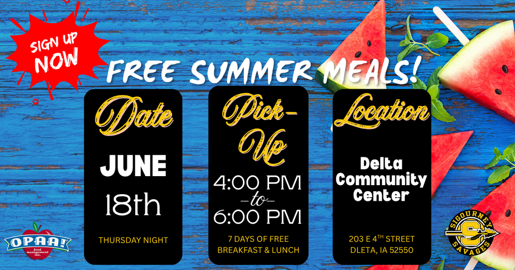 Summer Meal Sign up