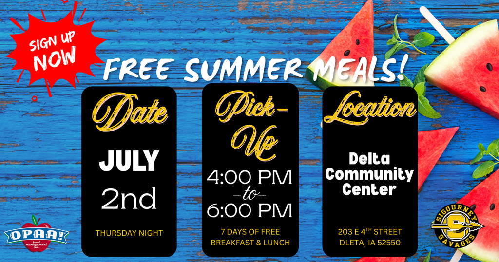 Summer Meal Sign up