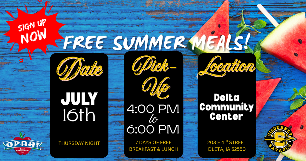 Summer Meal Sign up