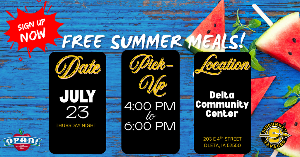 Summer Meal Sign up