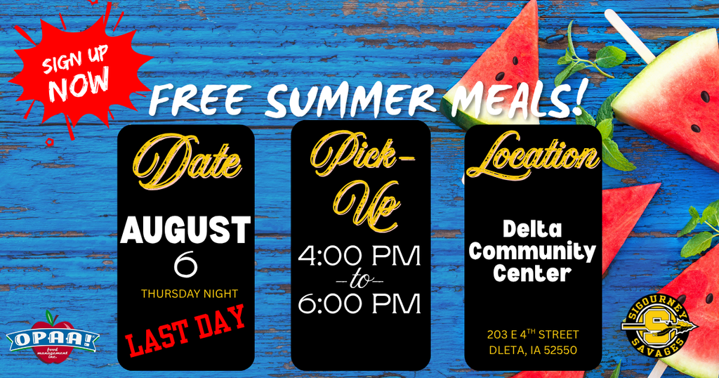 Summer Meal Sign up