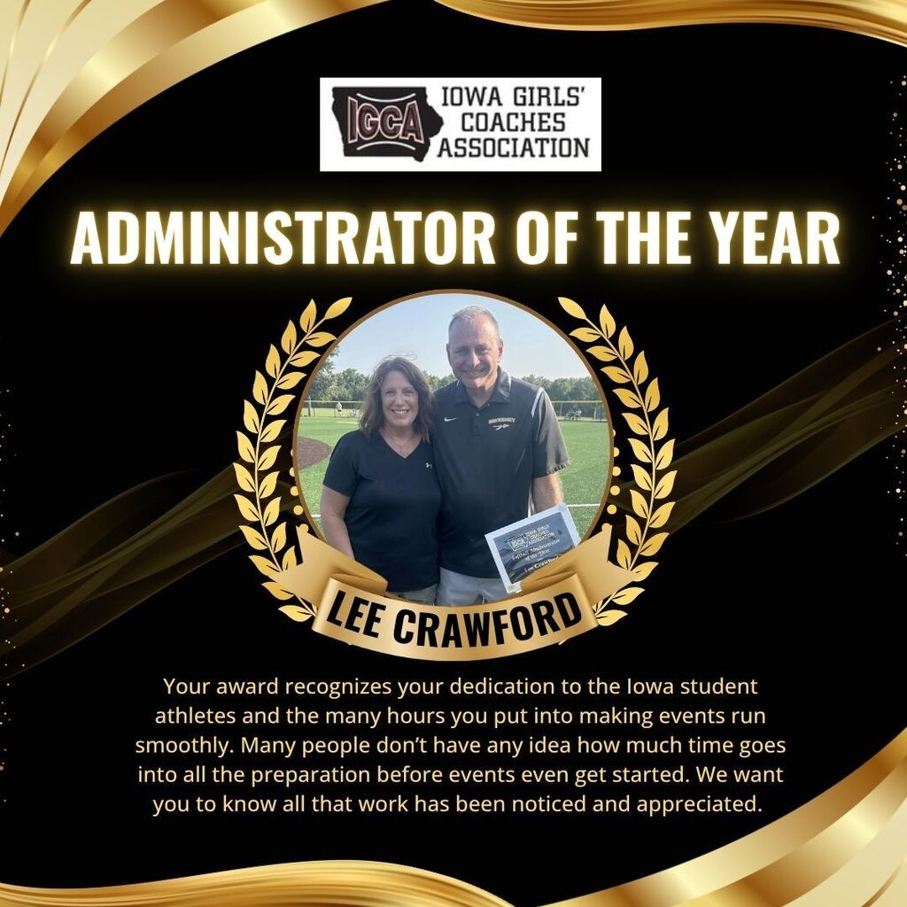 Lee Crawford Administrator of the Year