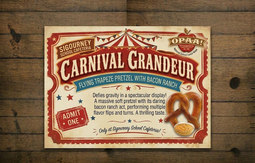 Pretzel Bacon Ranch Dip Ticket