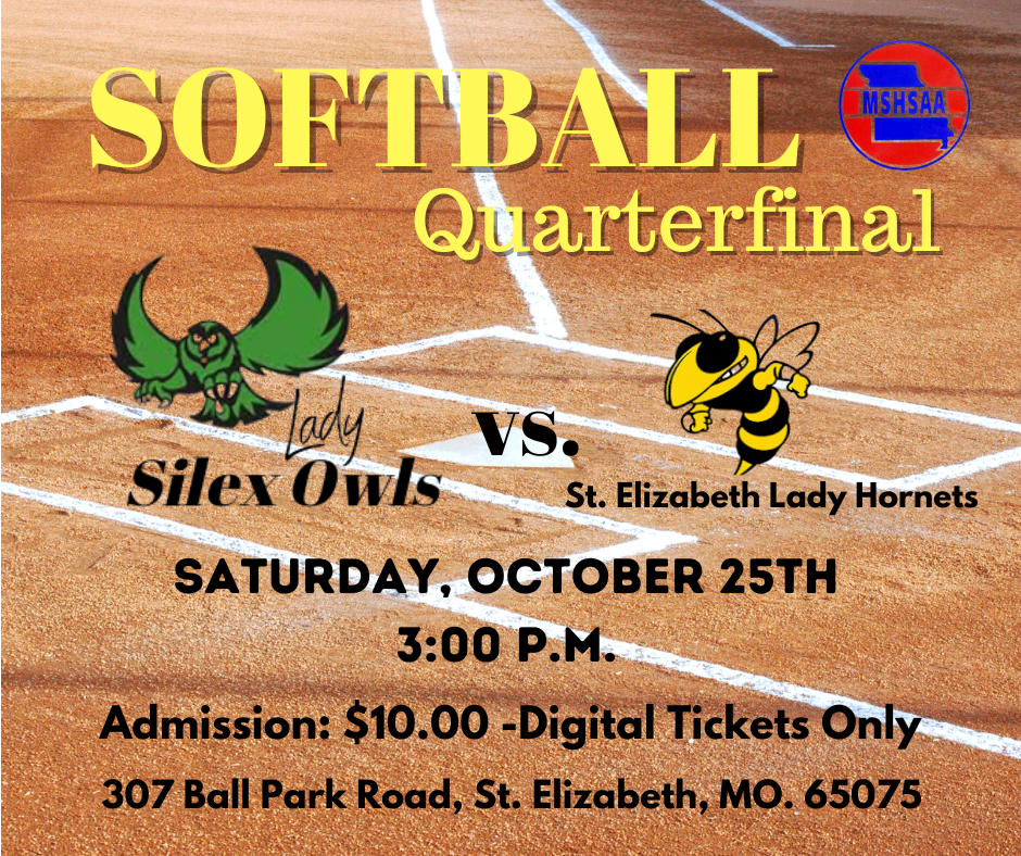 Softball Quarterfinal info: Digital tickets are required and may be purchased at https://events.hometownticketing.com/.../L2VtYmVkL2V2ZW50...  Spectators are encouraged to bring chairs due to limited seating.  Students may sign up to ride the Pep Bus with Miss St Aubyn. First pitch is 3:00 p.m. LET'S GOOOOOOOOOOOOOOOOO!!!!!!