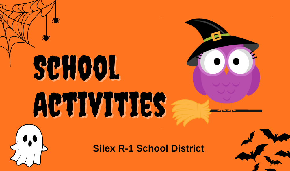 Activities for Friday, October 31, 2025: Happy Halloween!: FBLA Friday Cafe, 7:30 a.m.; Red Ribbon Week, wear your favorite Halloween shirt; Elementary ABC Assembly and Homework Club; Elementary Fall Parties; FFA National Convention; Kindergarten to the Pumpkin Patch; SIUE college rep. visit.