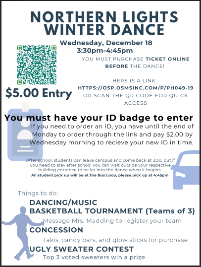 winter dance flyer