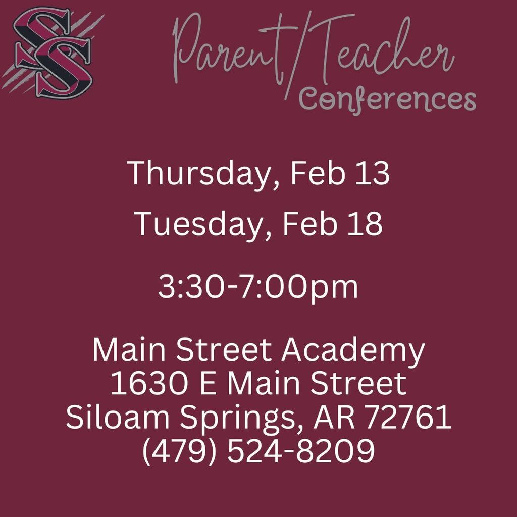 parent teacher conference flyer