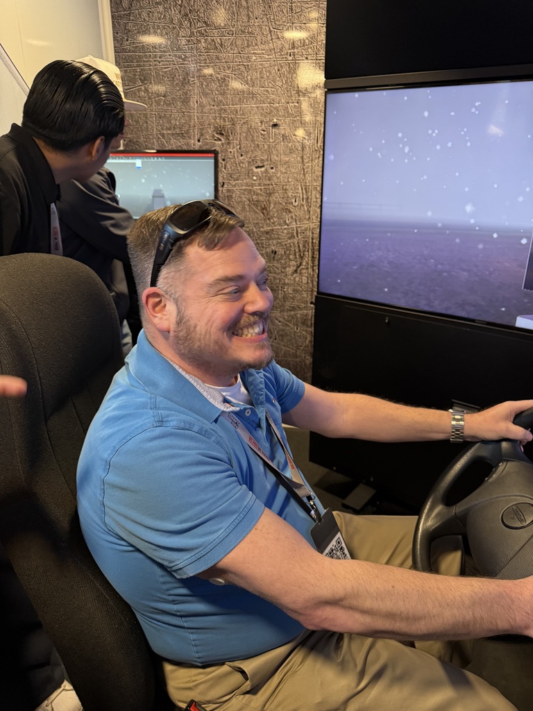 high school counselor using career simulator