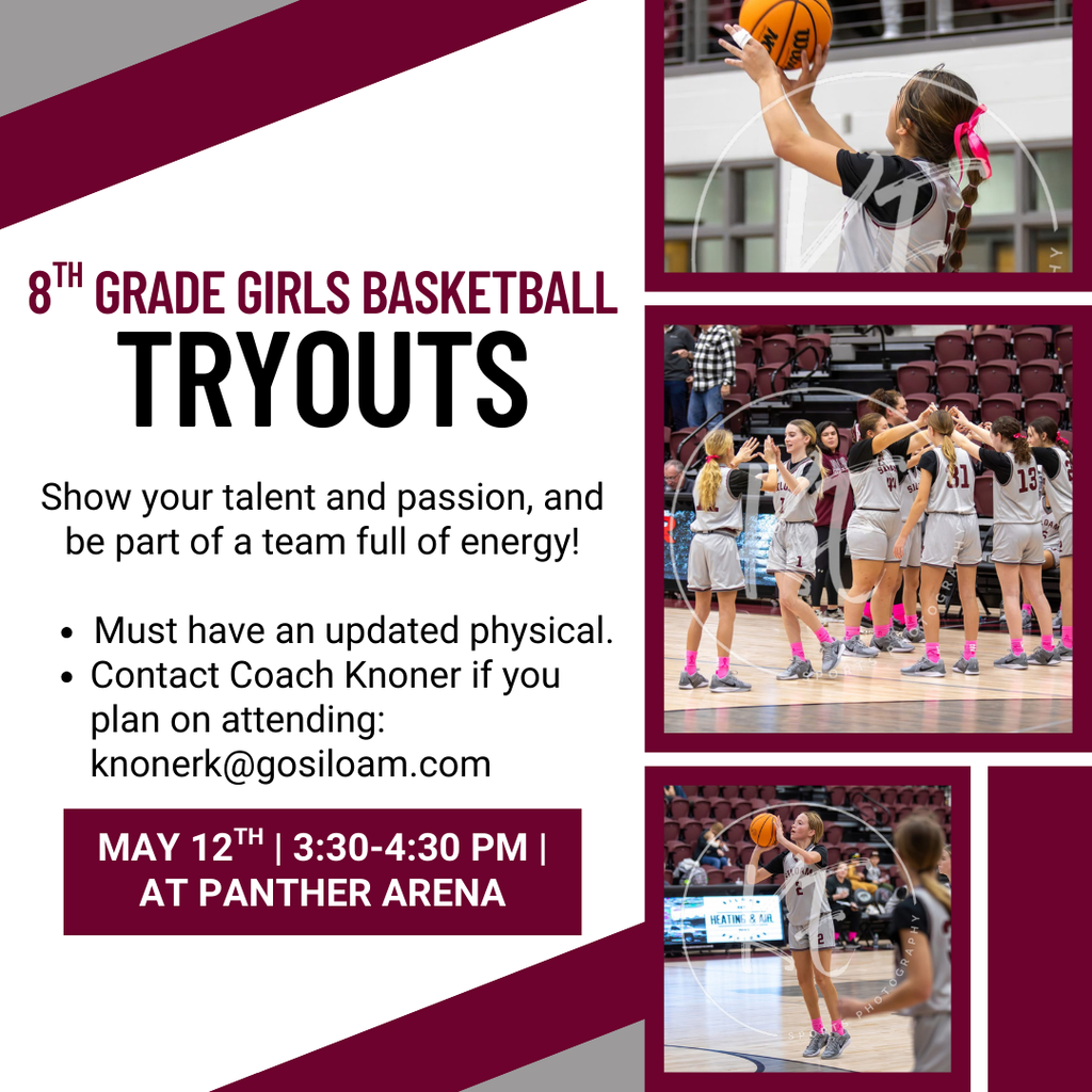 8th grade girls basketball tryouts