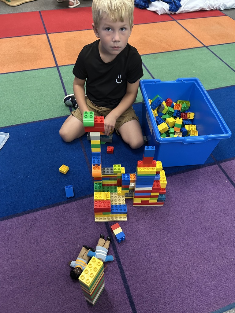 students playing