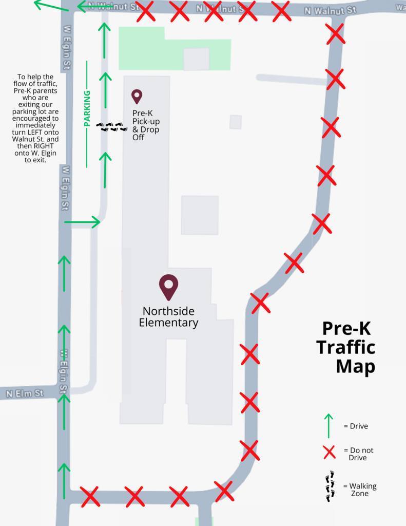prek traffic map