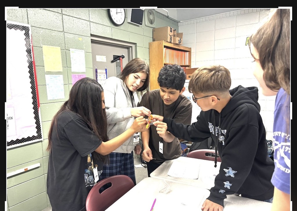 students working together