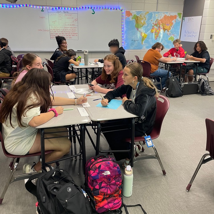 students working on legos