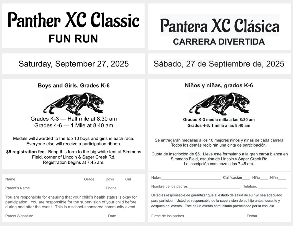 panther fun run