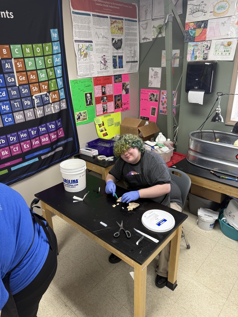 student in science lab