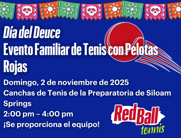 free tennis activity on nov 2nd at 2pm at the HS tennis courts for all ages and families