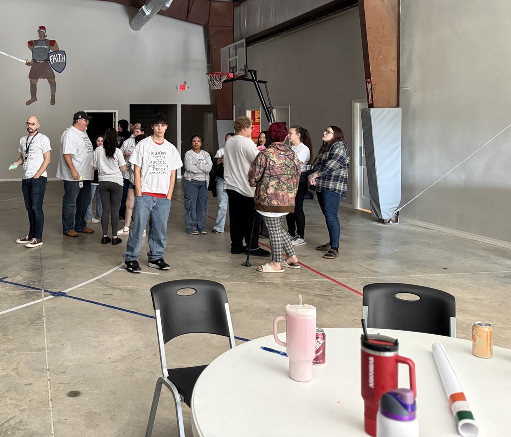 high school students and staff members