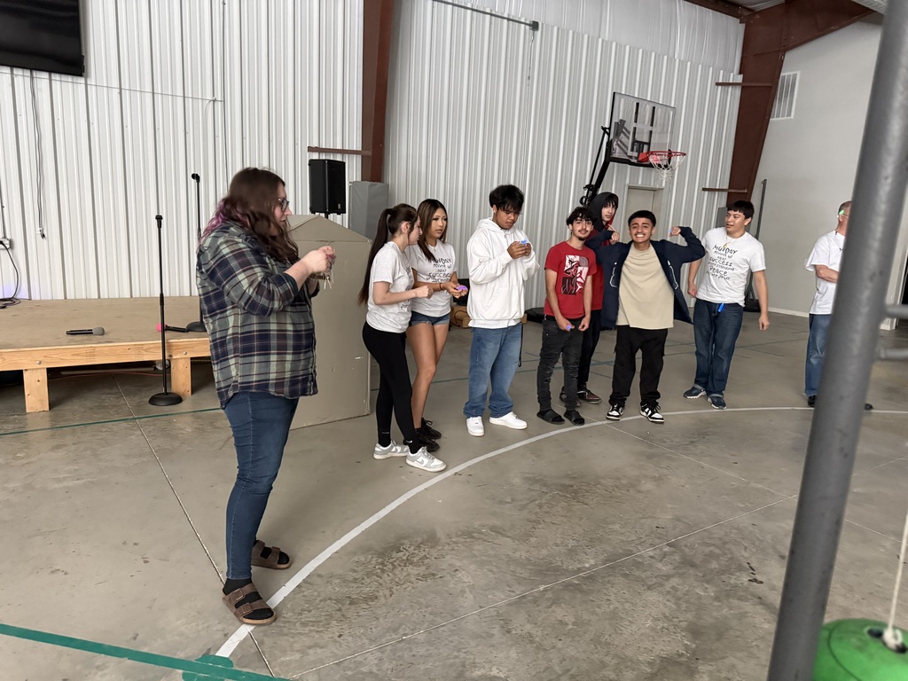 high school students and staff members