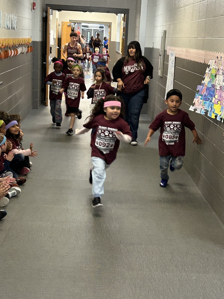 students at fun run