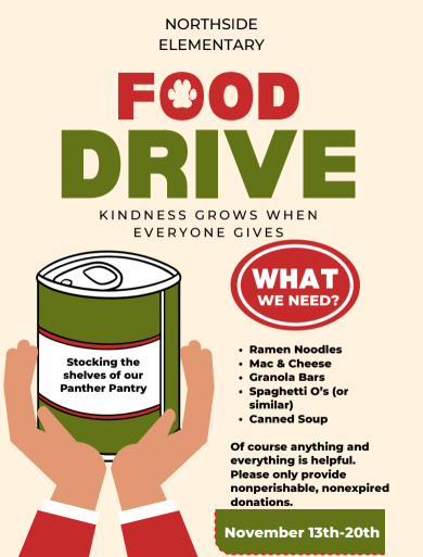 food drive flyer english