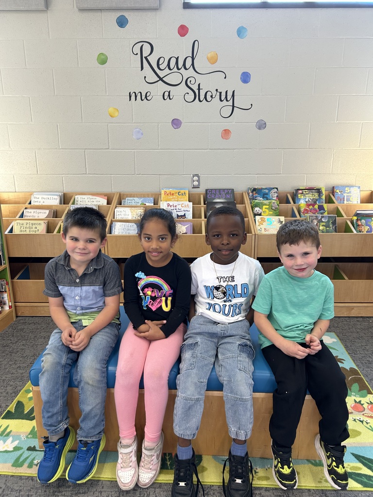 students in the library