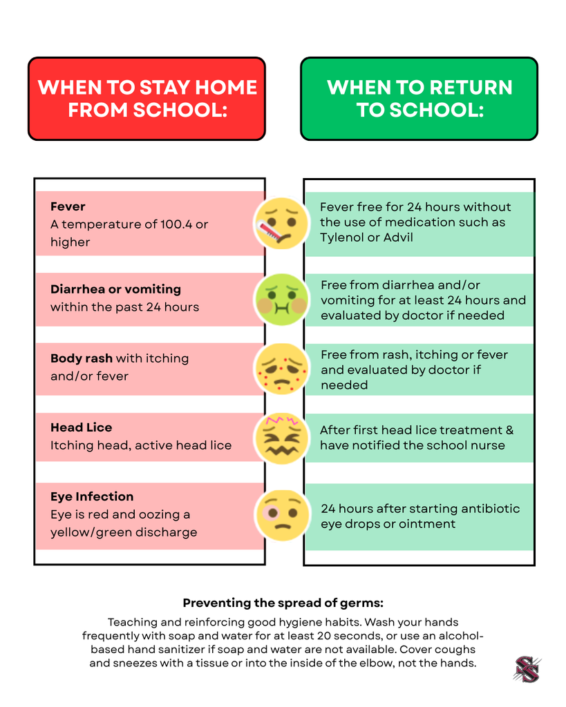 stay home from school