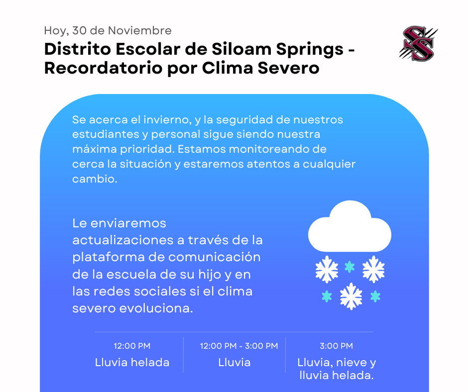 winter weather reminder