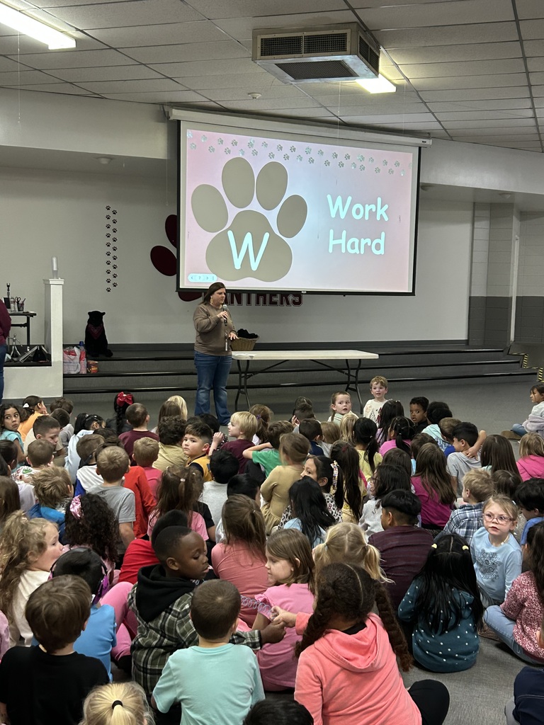 principal talking to students