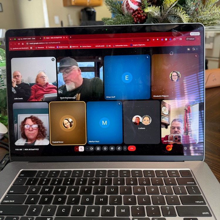 screenshot of Googlemeet
