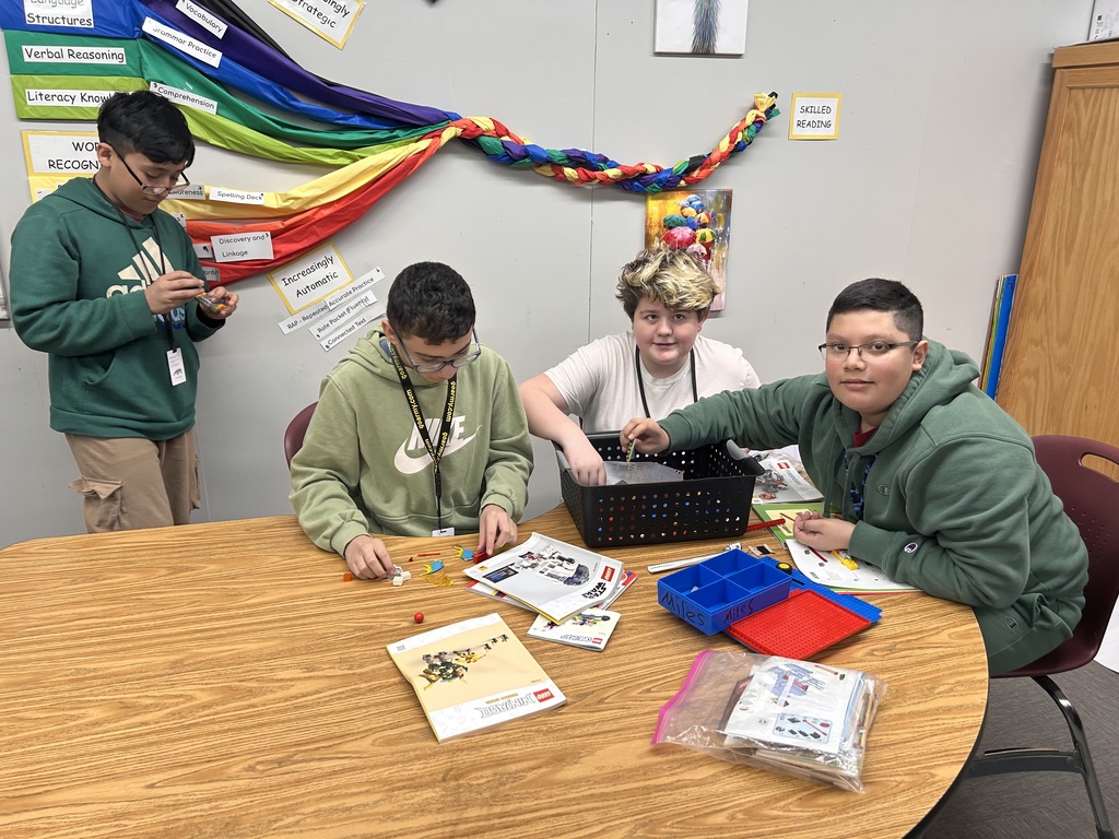 students building legos