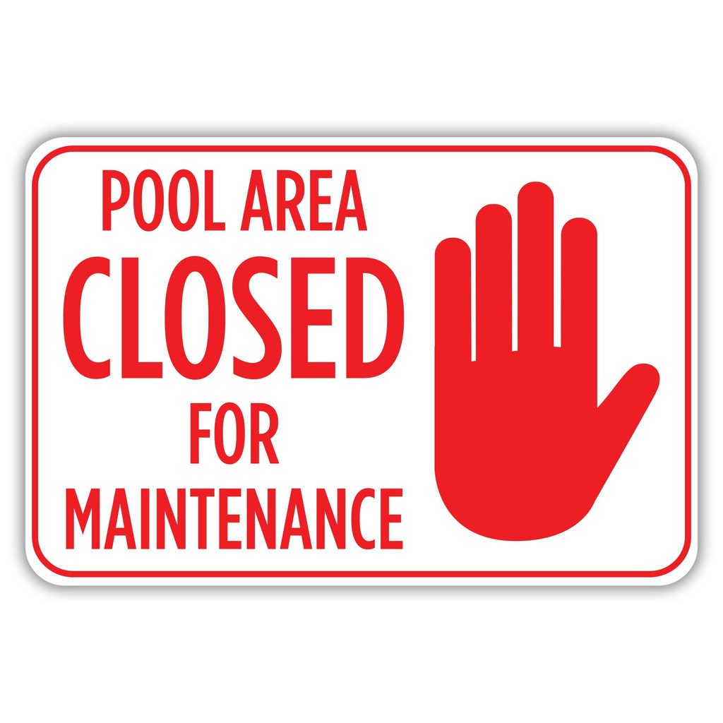 pool parking lot closed