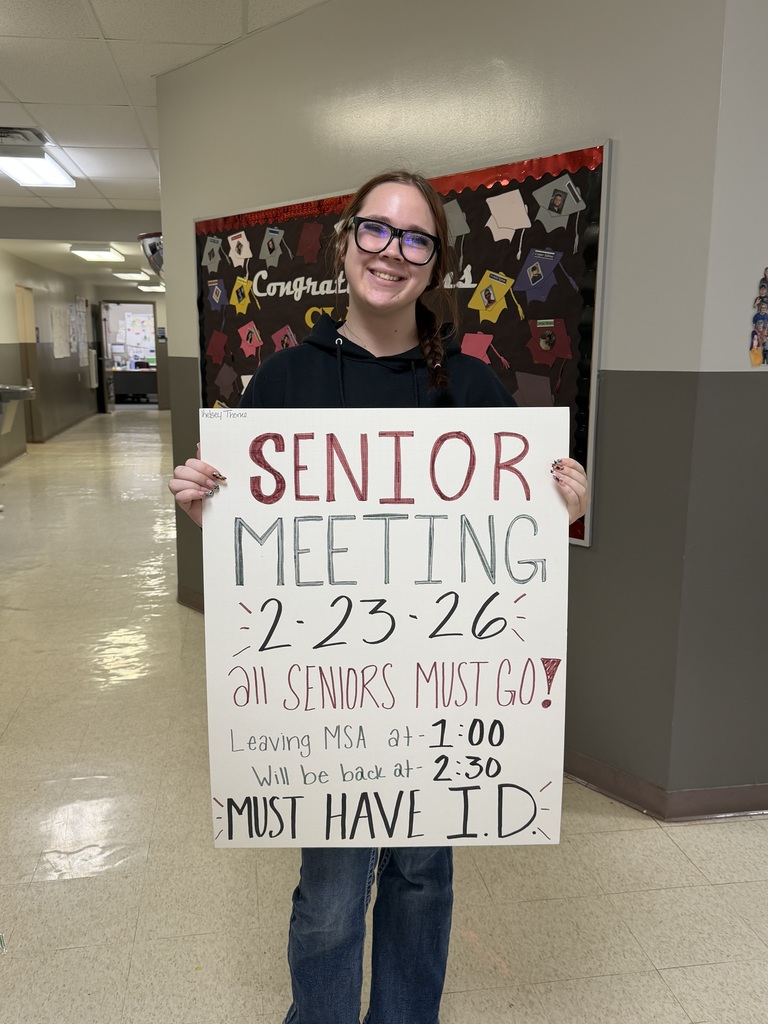 senior school meeting flyer