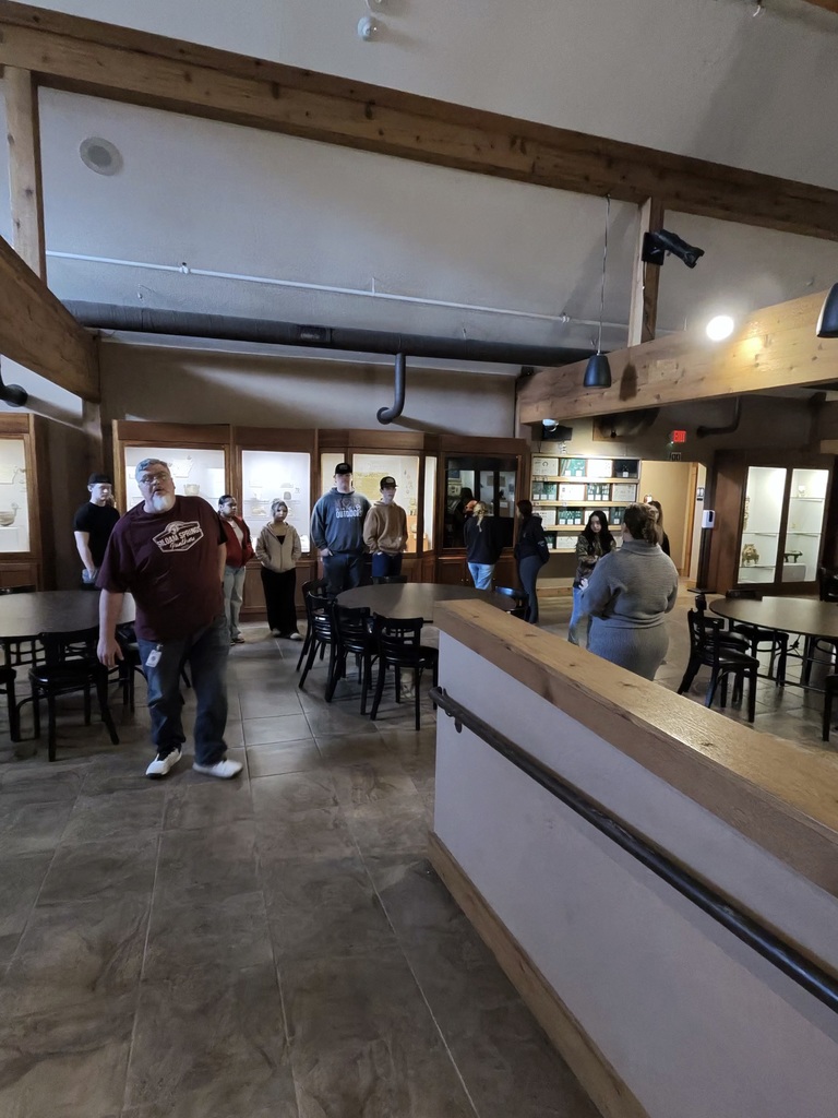 high school students on a social studies field trip