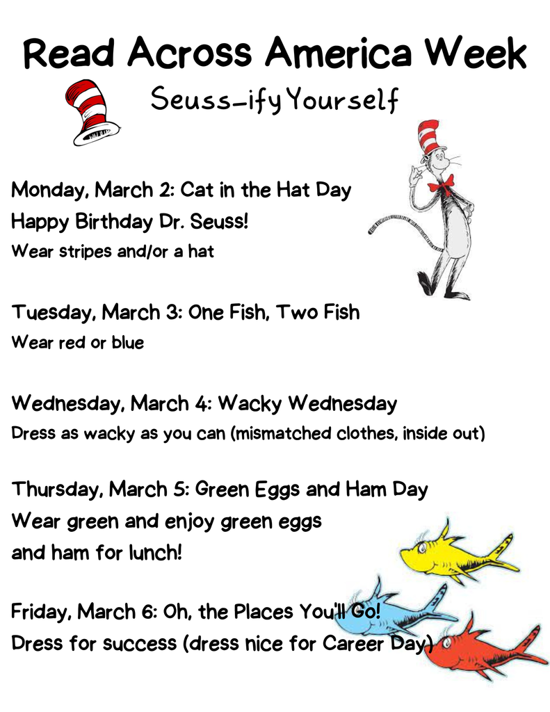 Read across america flyer