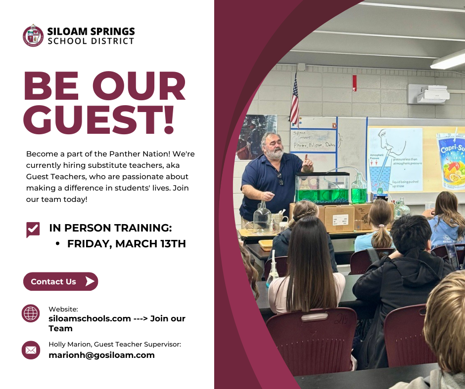 looking to hire substitute teachers 