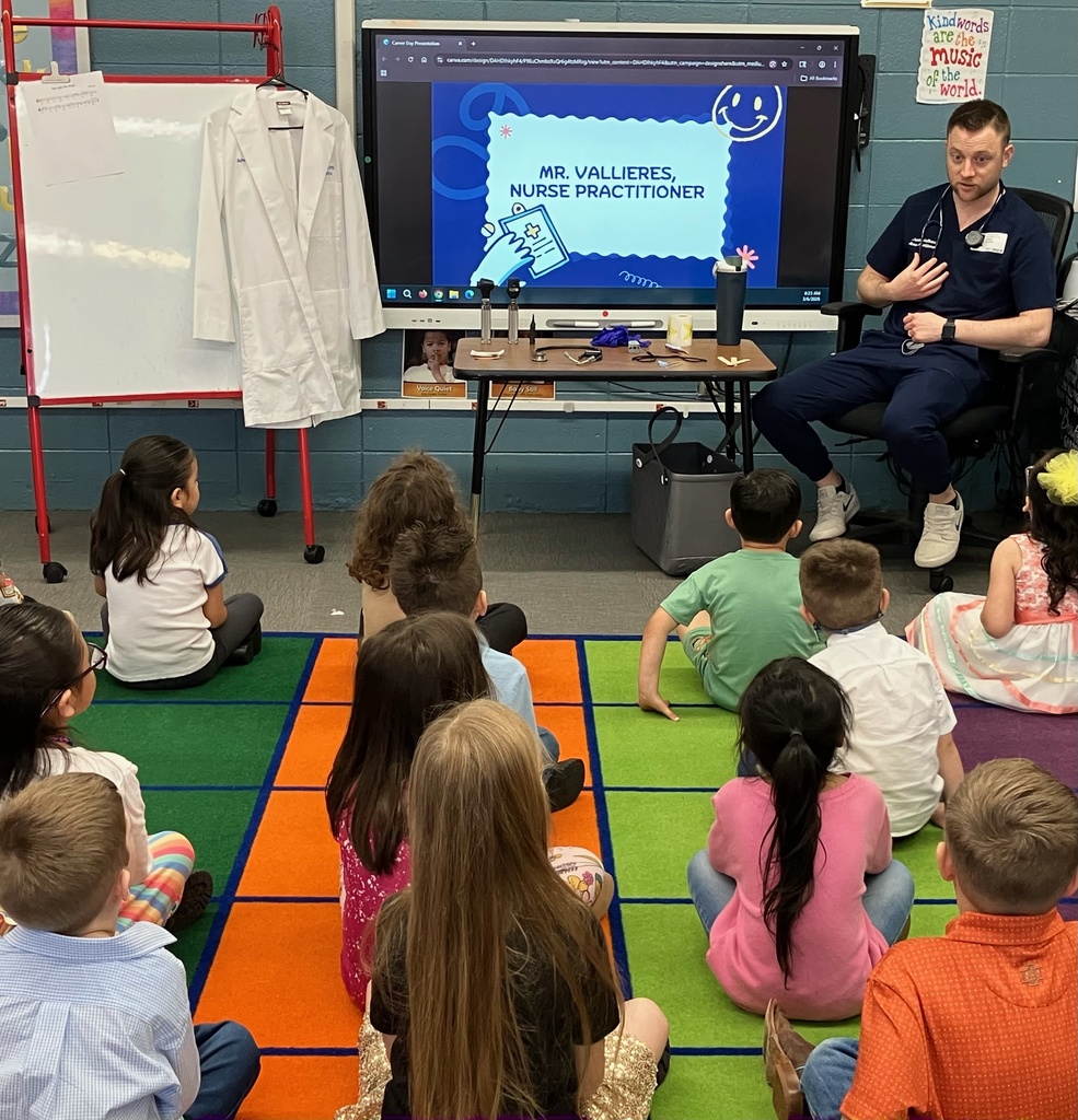 students at career day