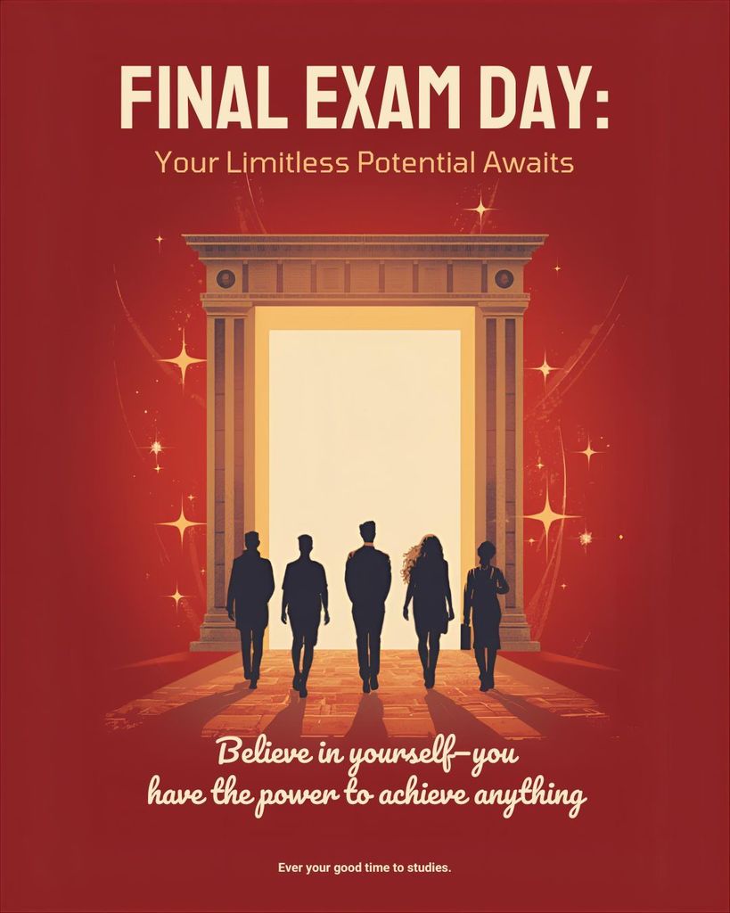 final exam flyer