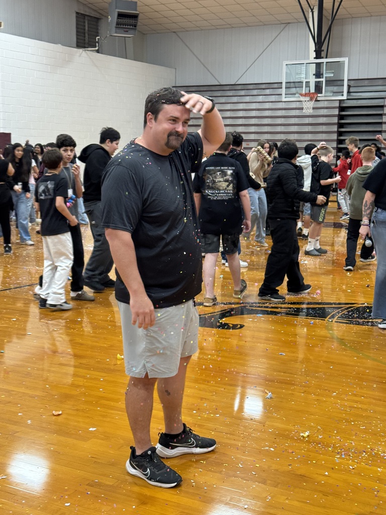 teacher after confetti egg smash