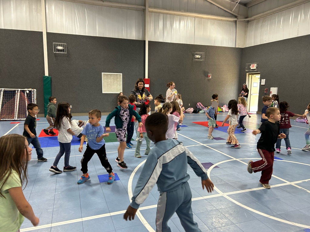 students dancing