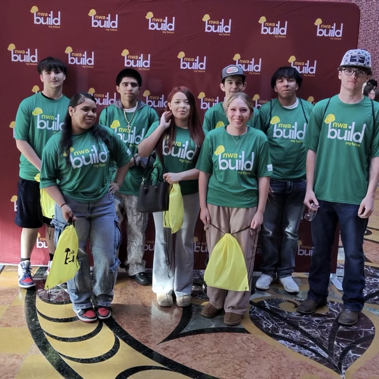 high school students at career fair