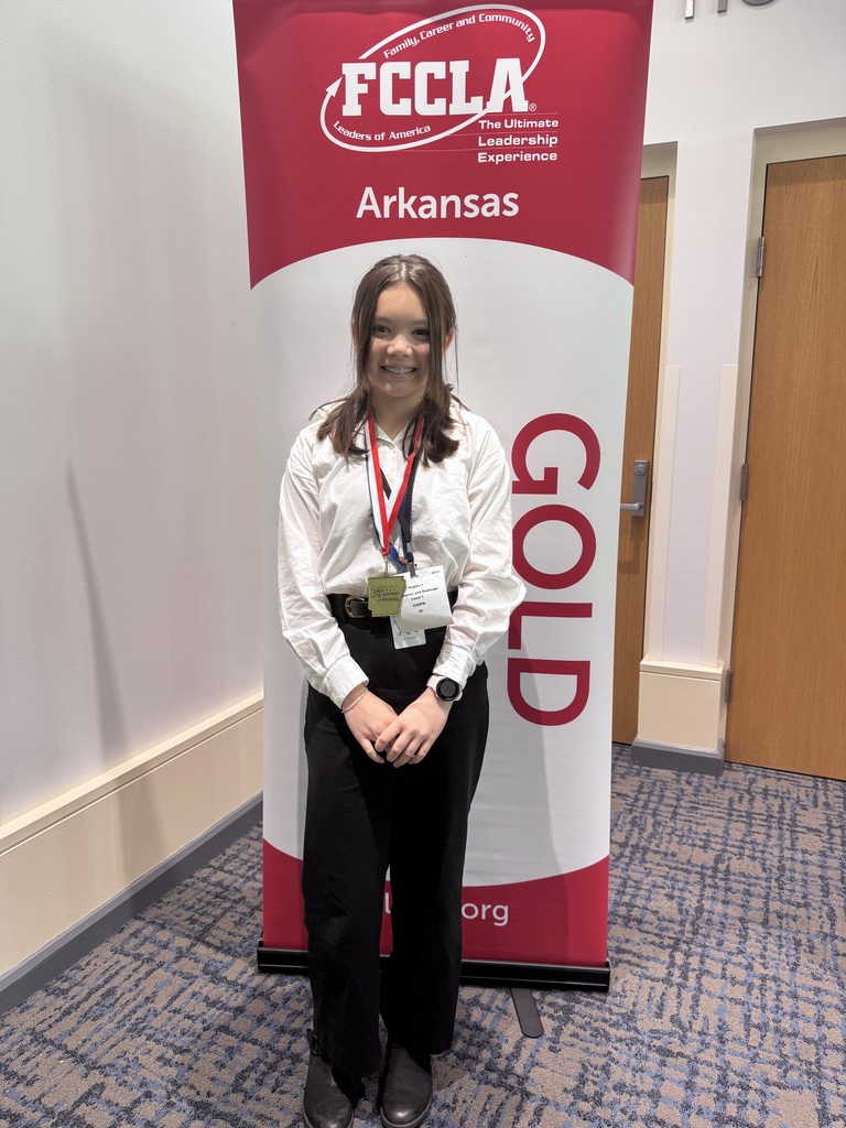 student winning gold