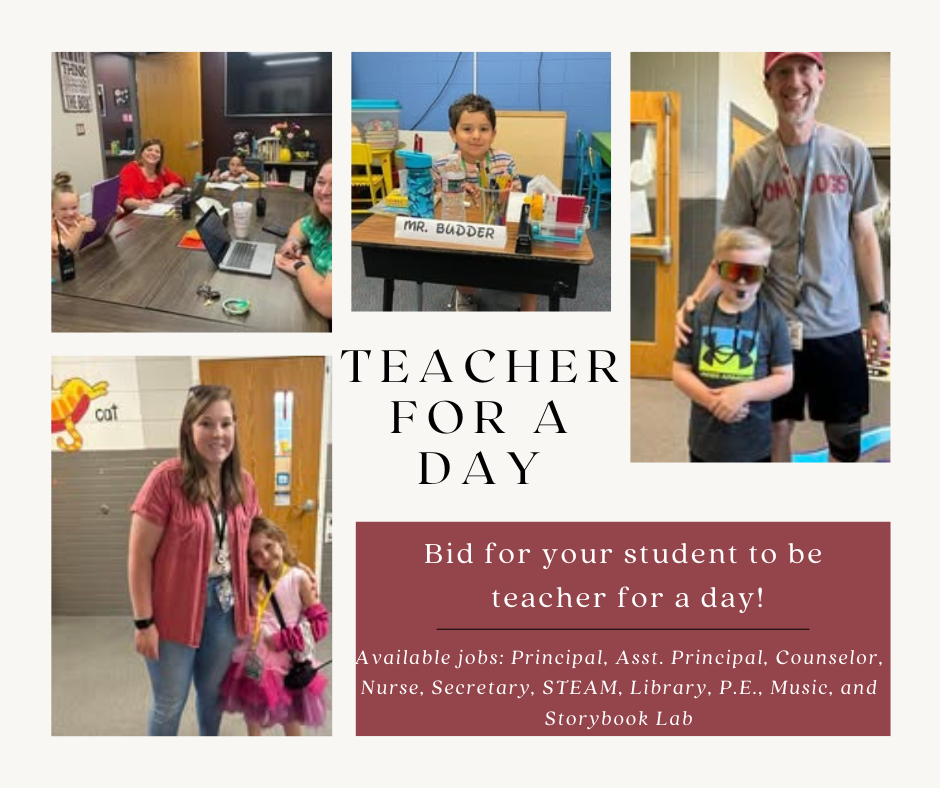 teacher for a day flyer