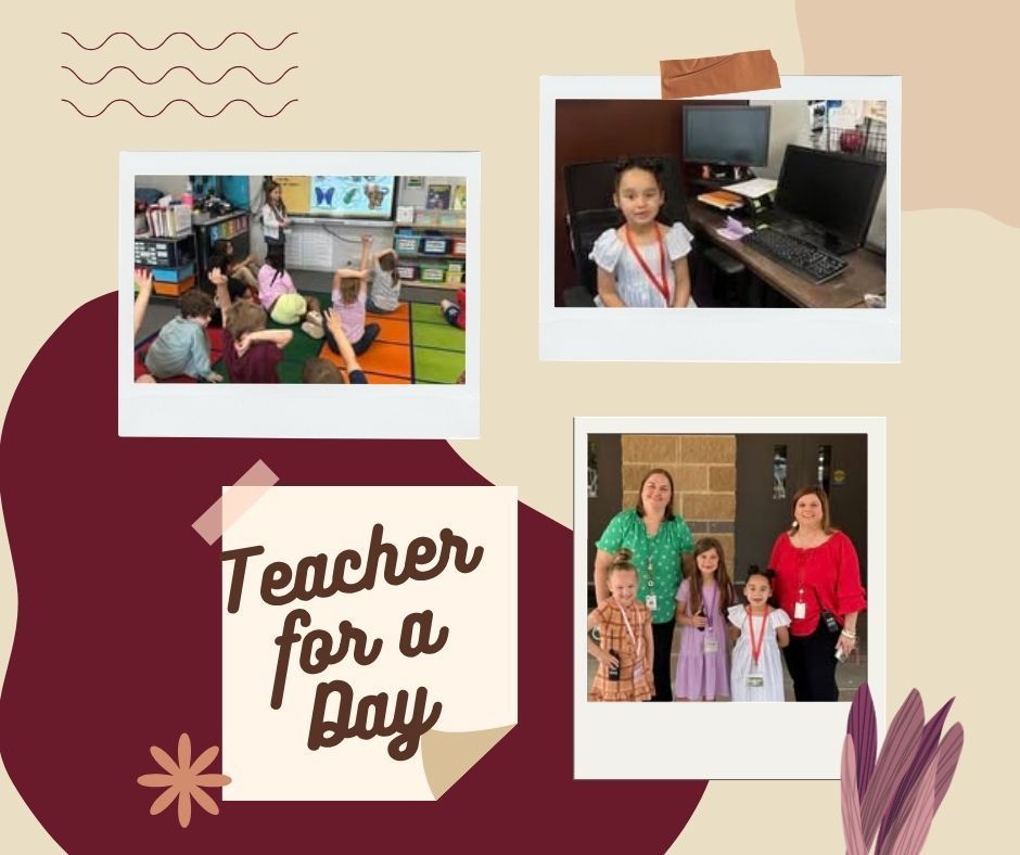 teacher for a day flyer with students and northside staff